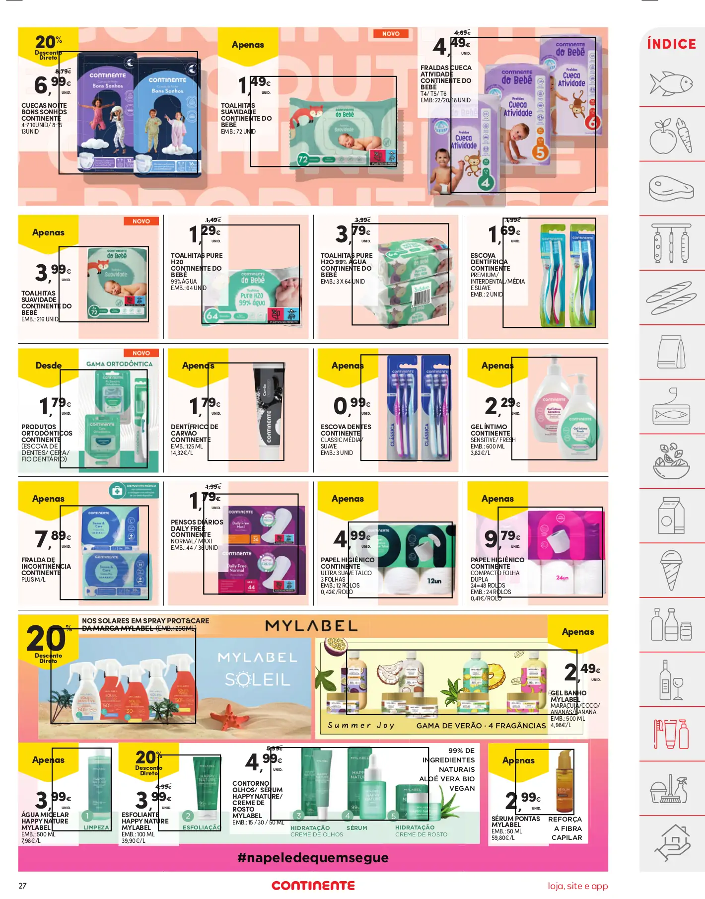 Folheto Continente (8 a 14 agosto)