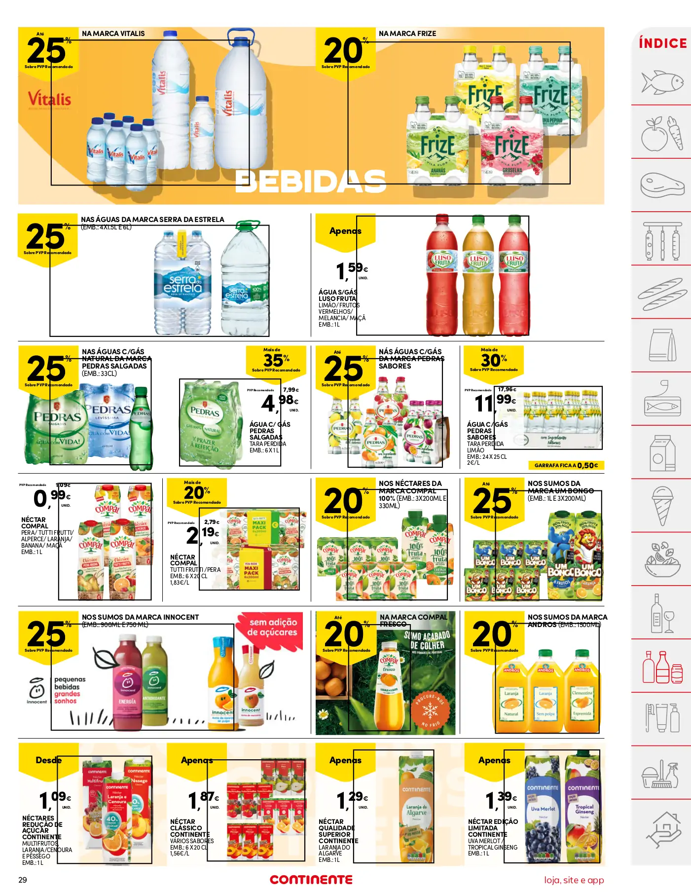 Folheto Continente (22 a 28 agosto)