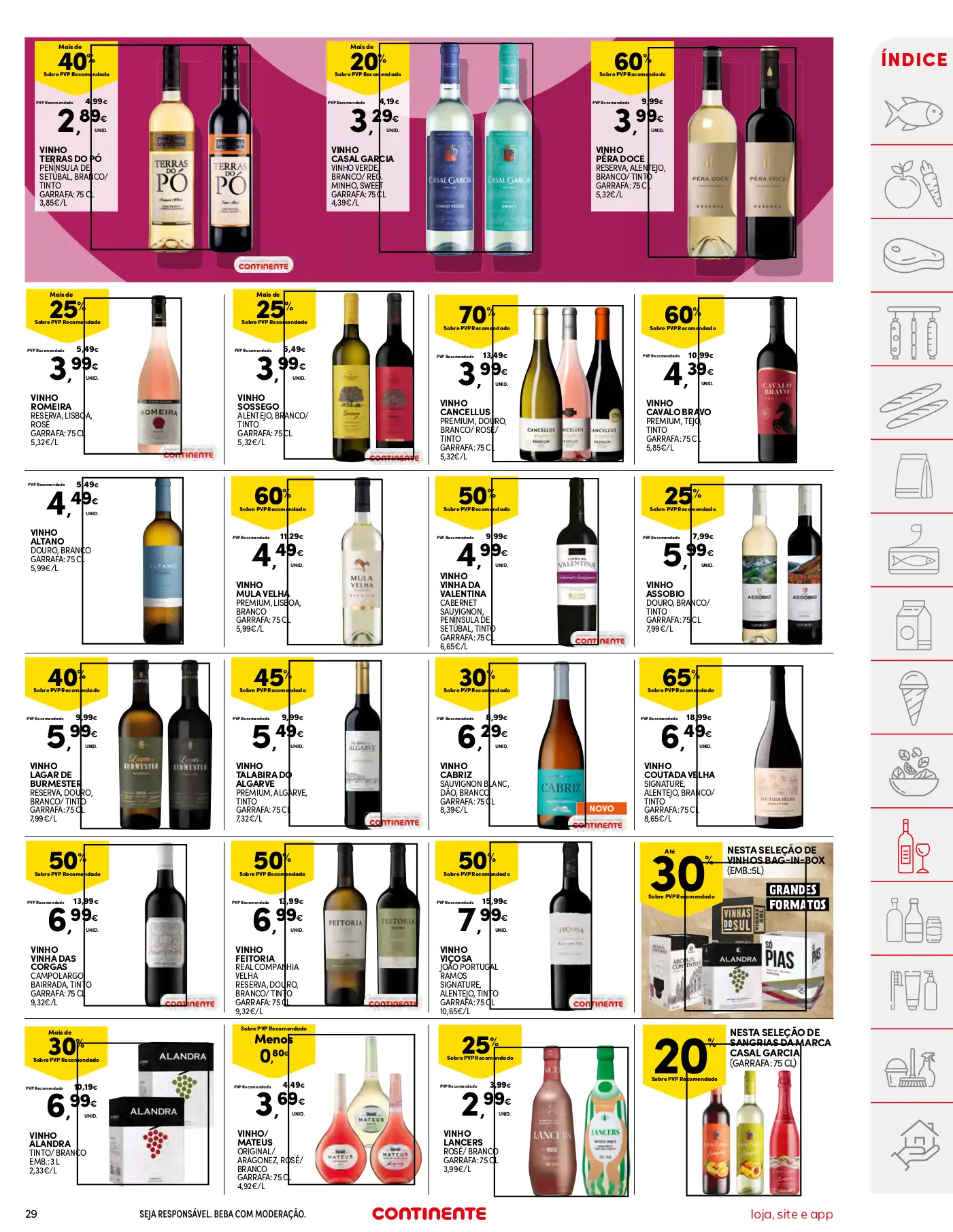 Folheto Continente desta semana (1 a 7 agosto)