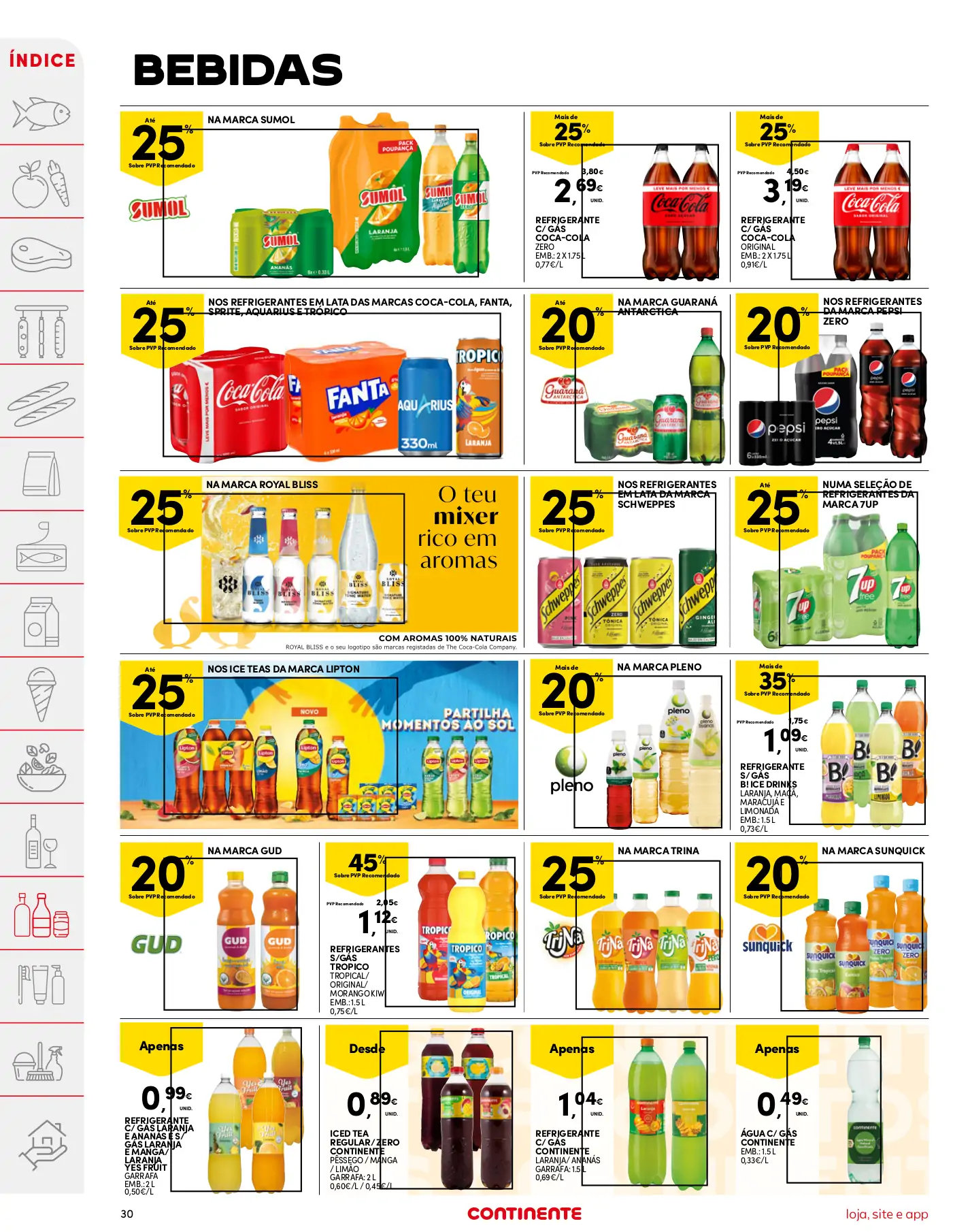 Folheto Continente (22 a 28 agosto)