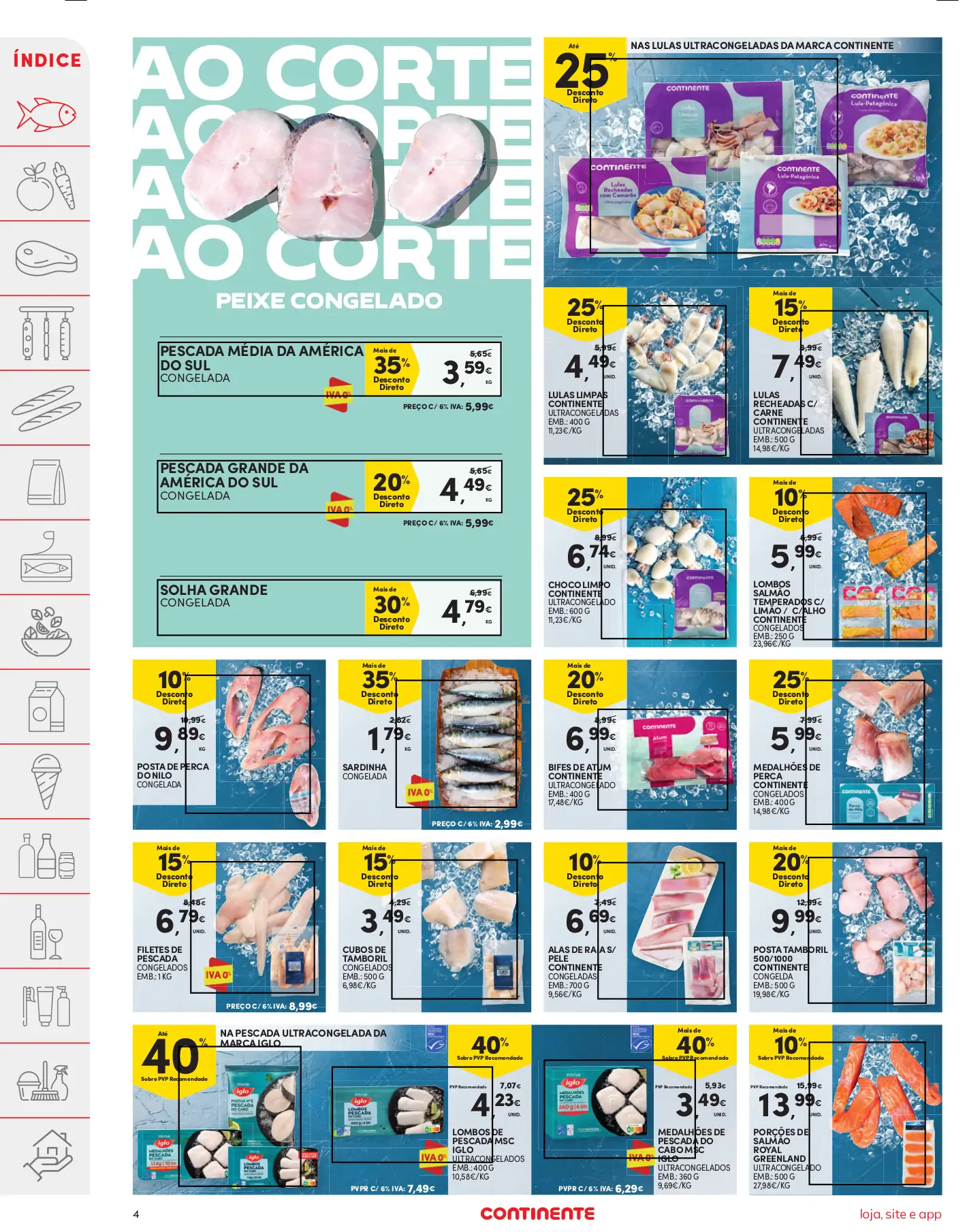 Folheto Continente (8 a 14 agosto)