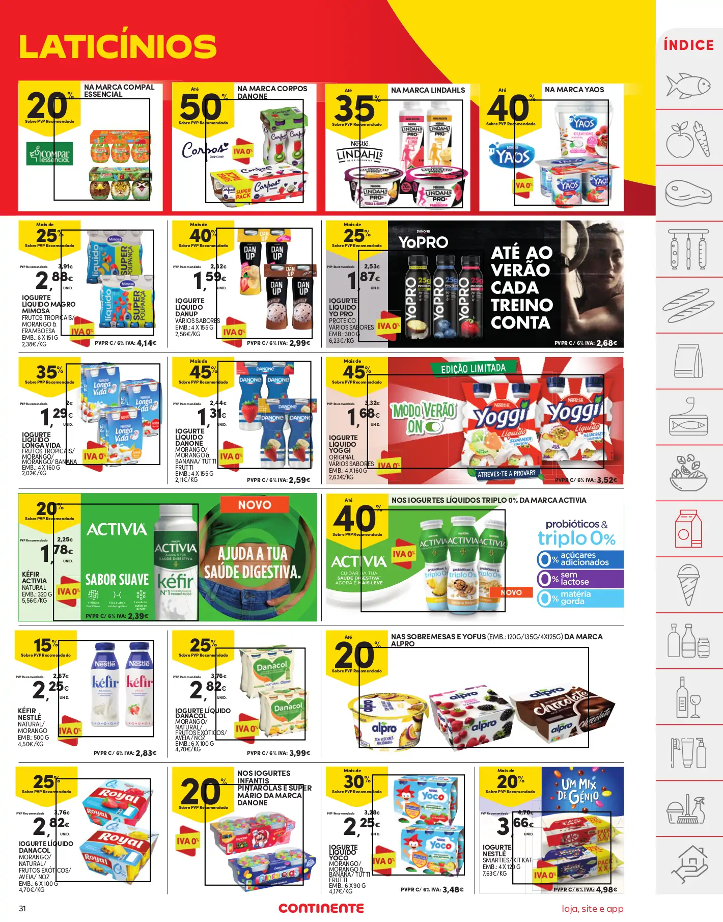 Folheto Continente (8 a 14 agosto)