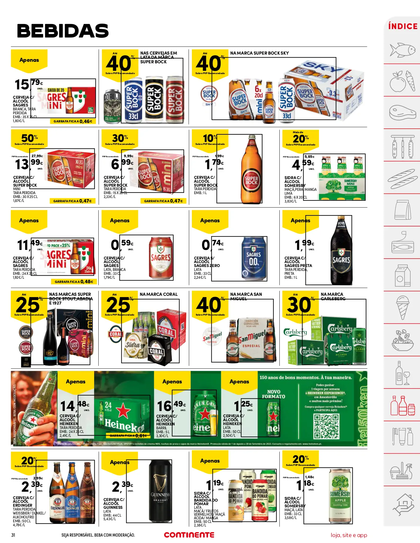 Folheto Continente (22 a 28 agosto)