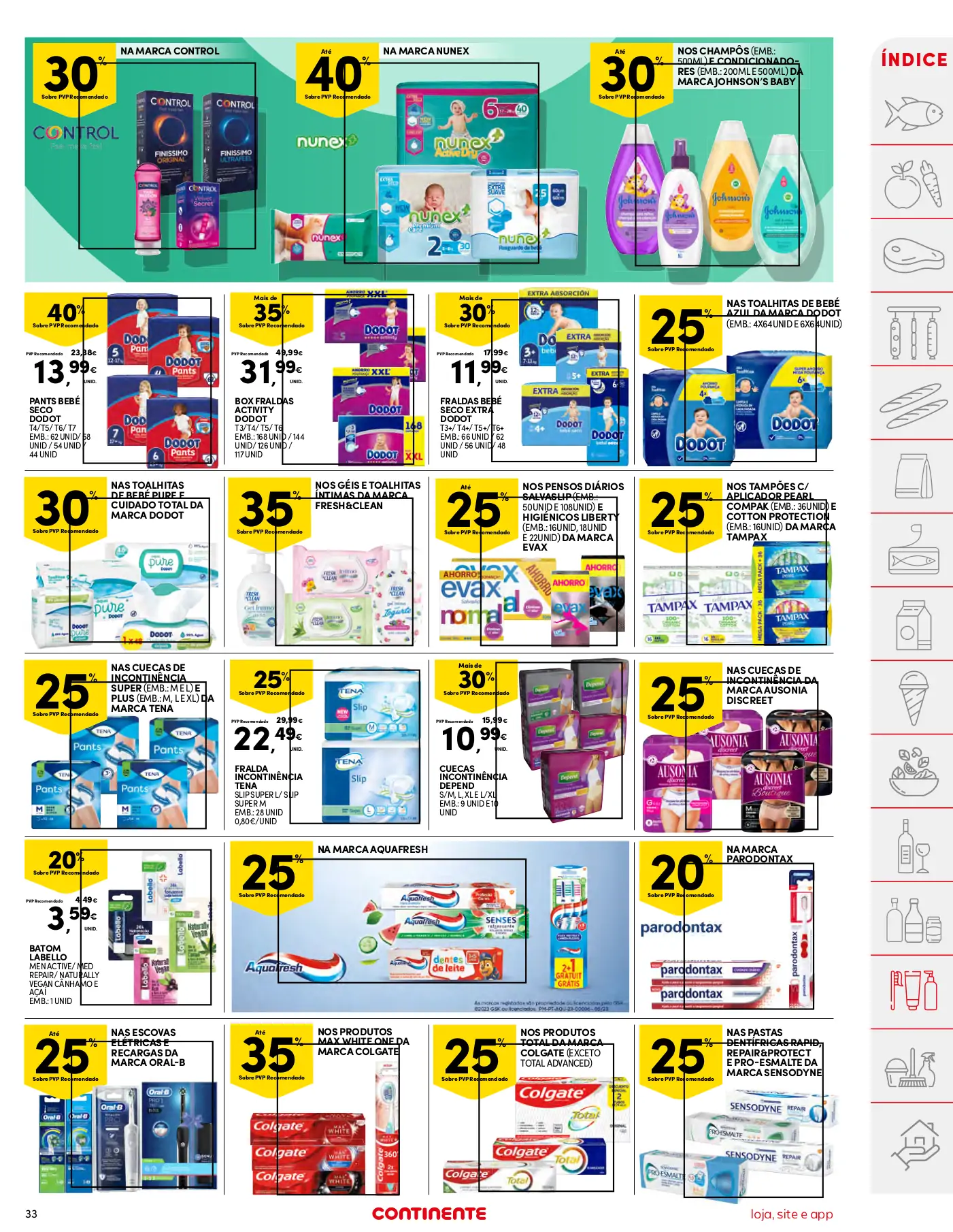 Folheto Continente desta semana (1 a 7 agosto)