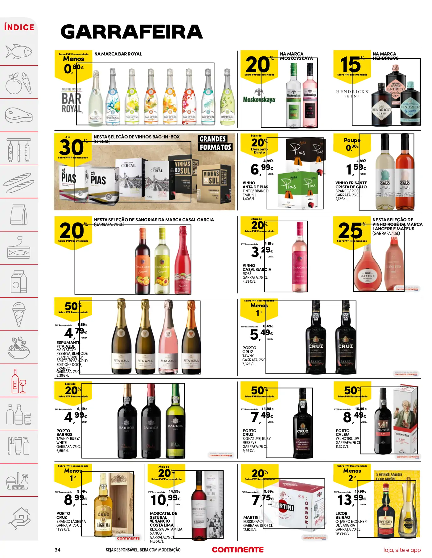 Folheto Continente (22 a 28 agosto)