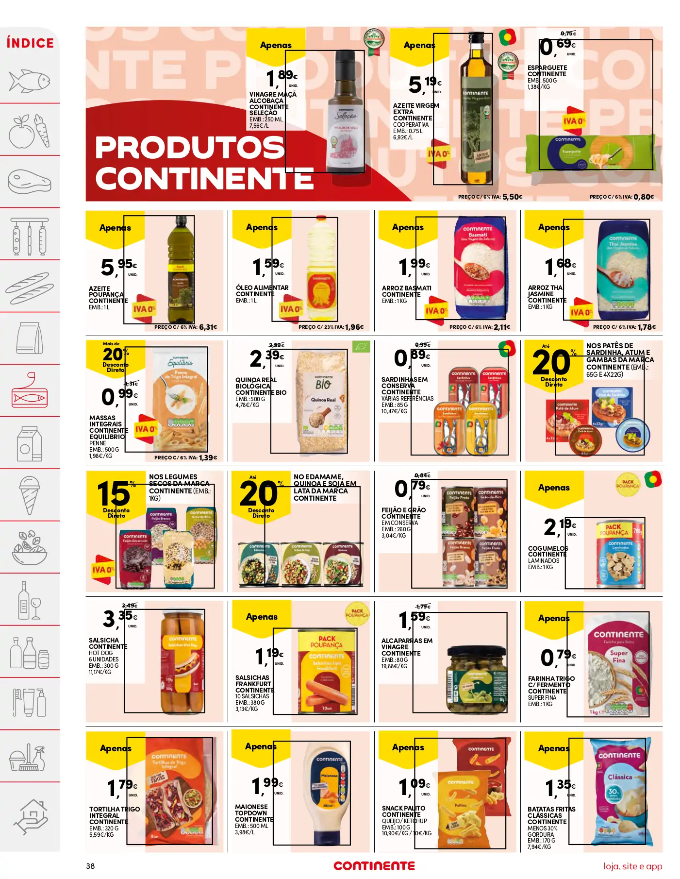 Folheto Continente desta semana (1 a 7 agosto)