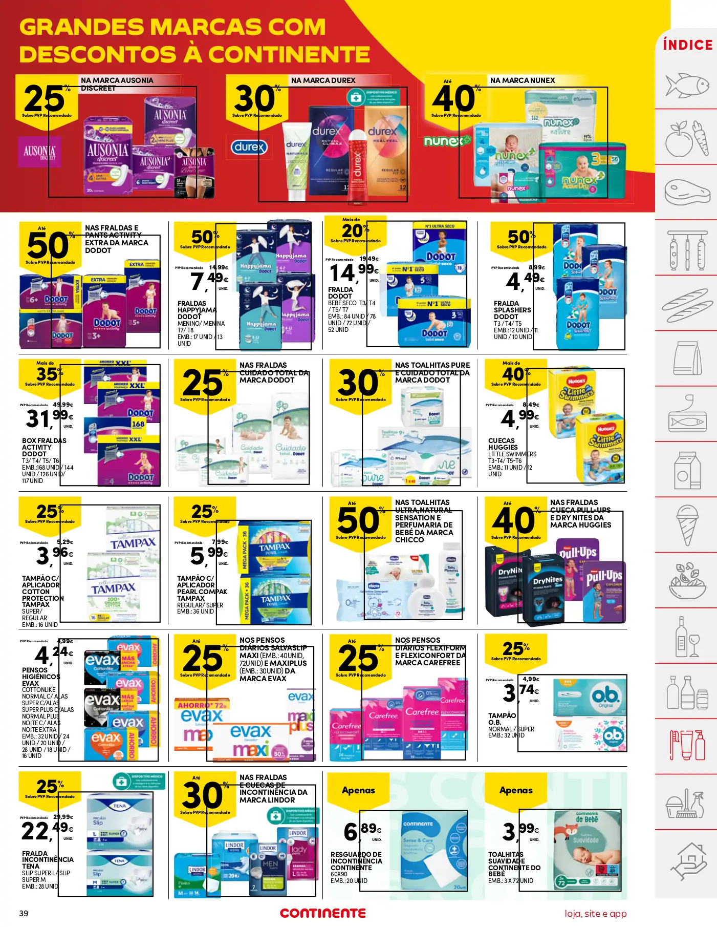 Folheto Continente (22 a 28 agosto)