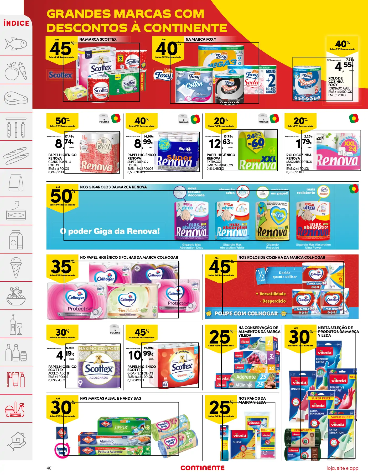 Folheto Continente (22 a 28 agosto)