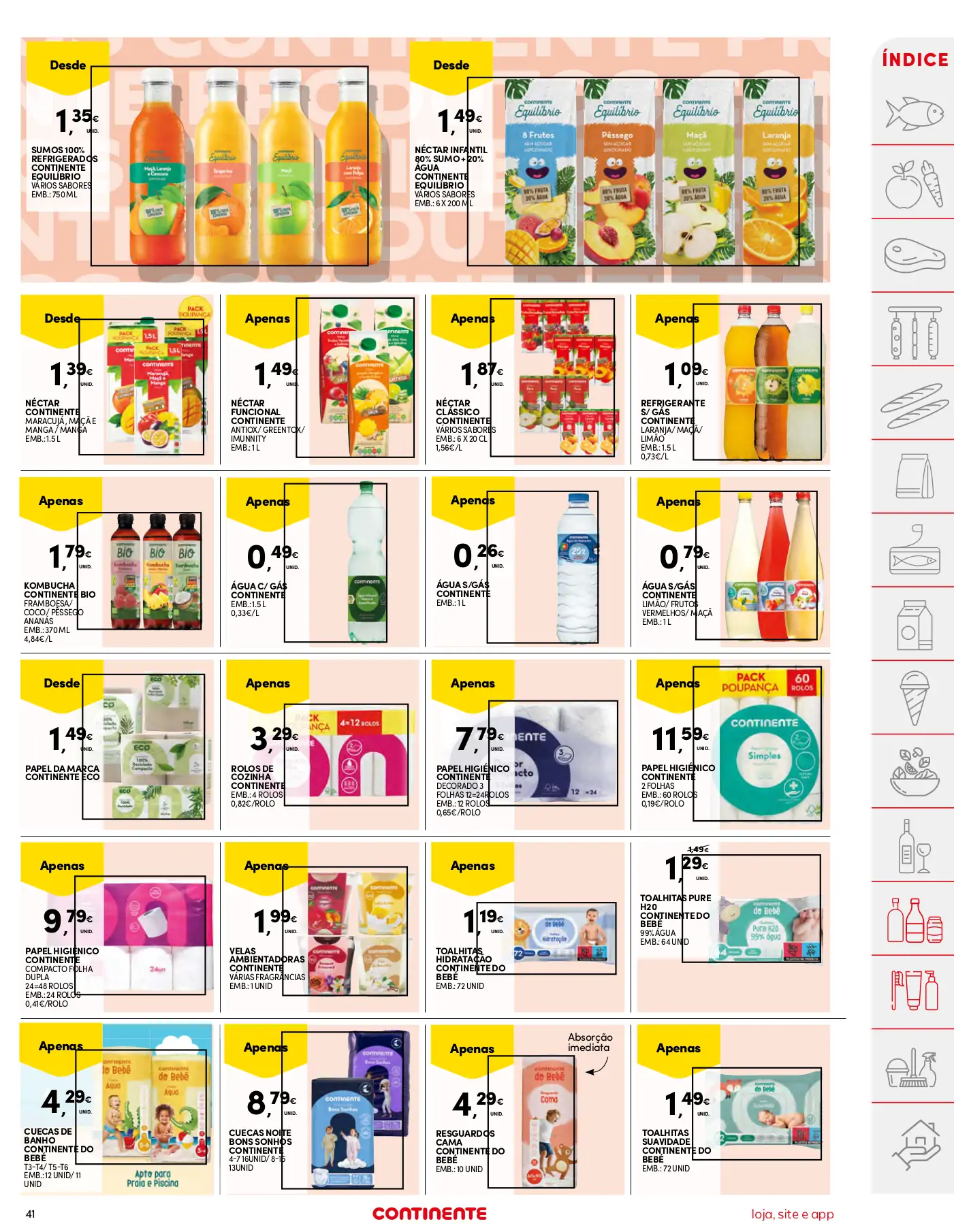 Folheto Continente desta semana (1 a 7 agosto)