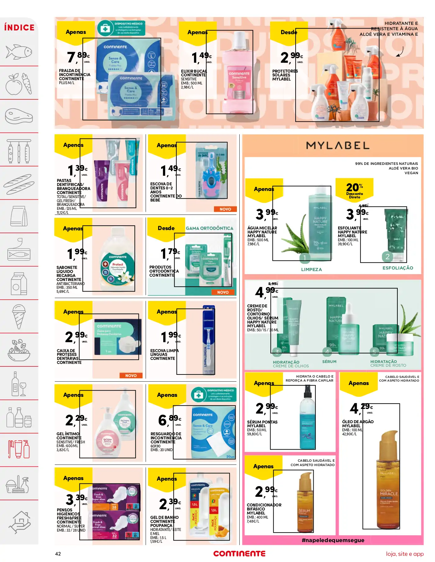 Folheto Continente desta semana (1 a 7 agosto)