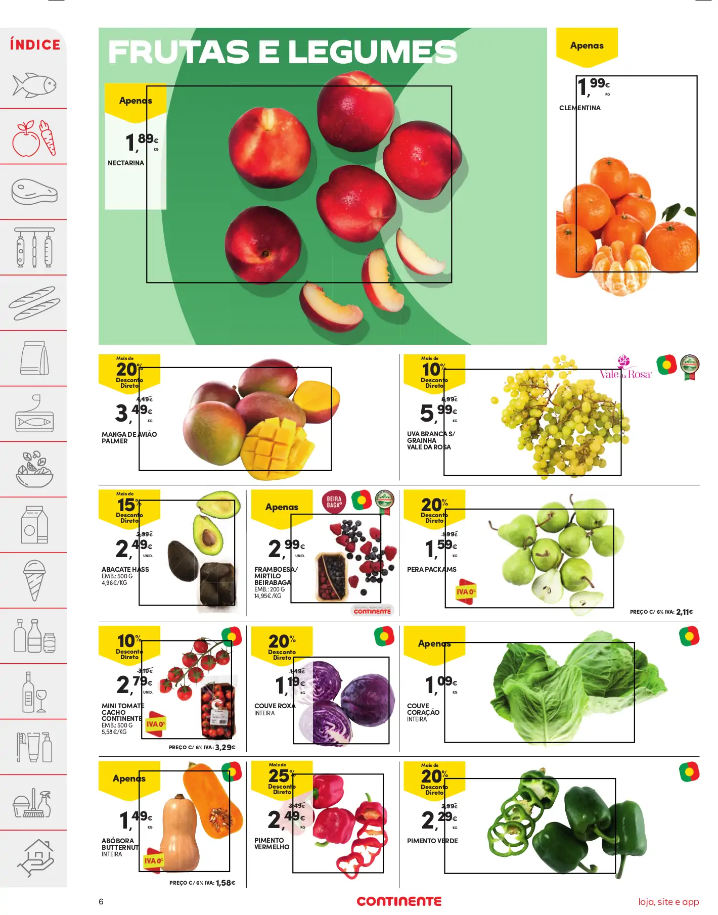 Folheto Continente (8 a 14 agosto)