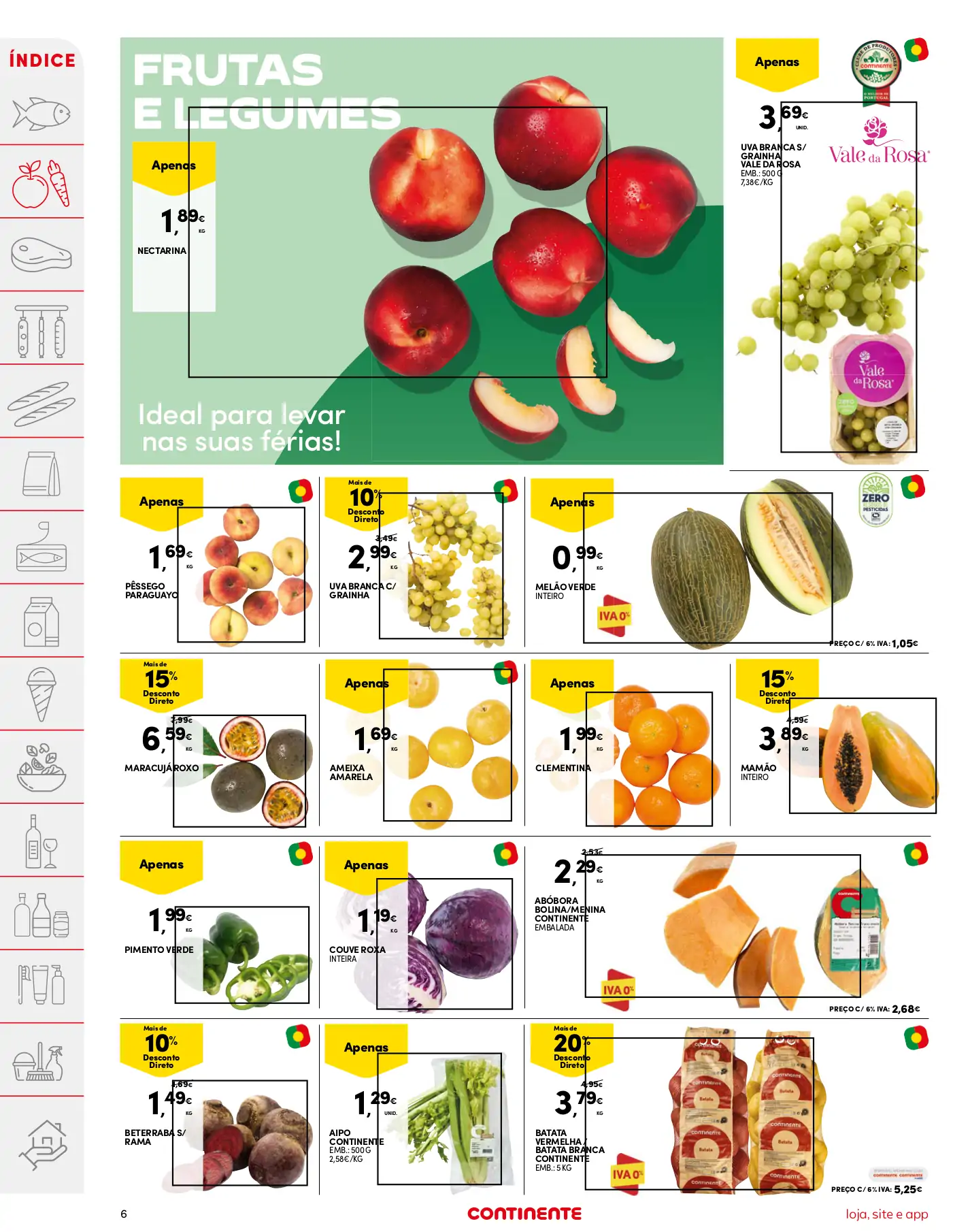 Folheto Continente (22 a 28 agosto)