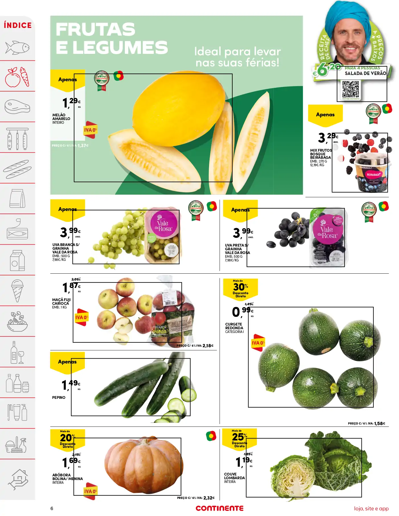 Folheto Continente desta semana (1 a 7 agosto)