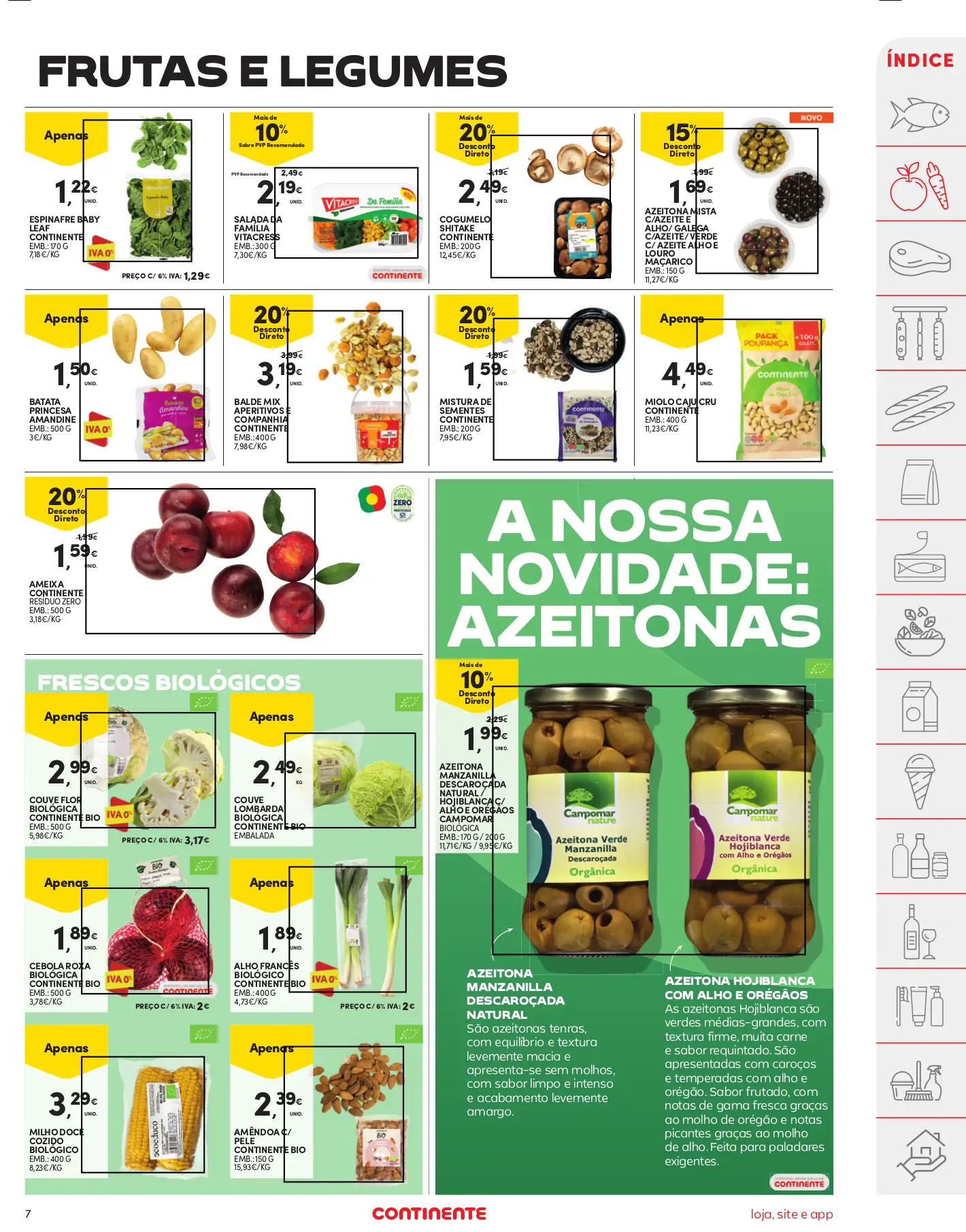 Folheto Continente (8 a 14 agosto)