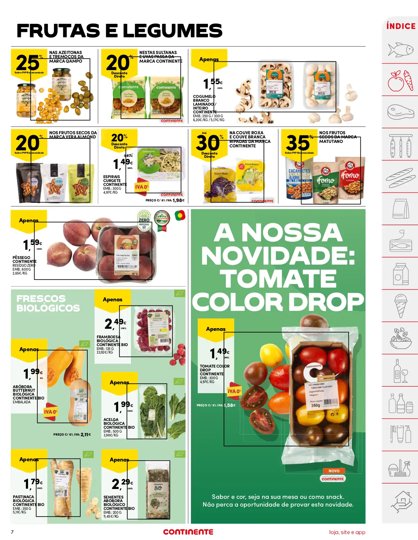 Folheto Continente desta semana (1 a 7 agosto)