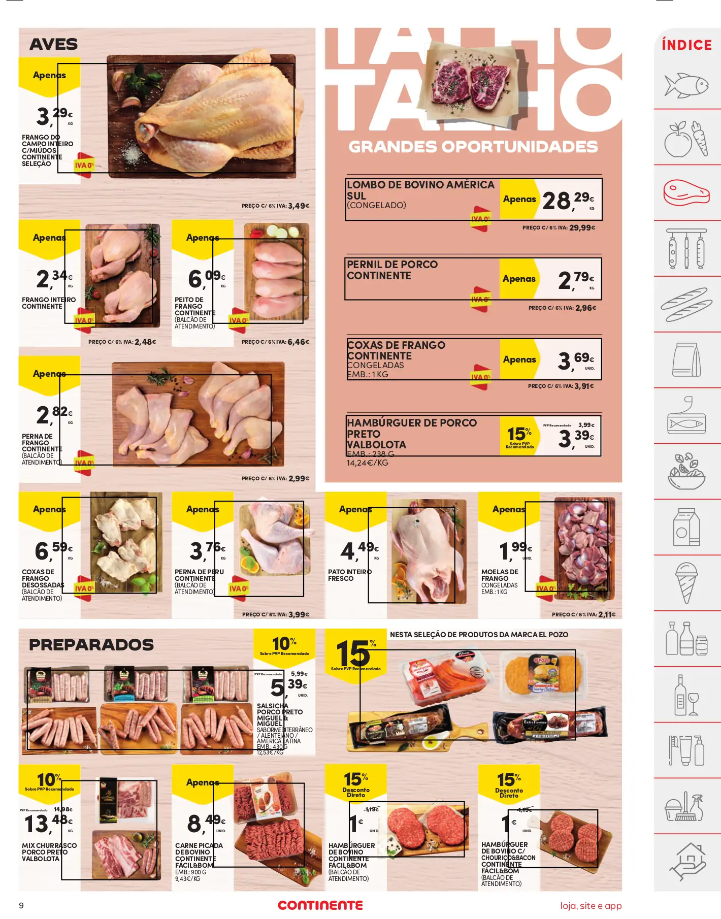 Folheto Continente (8 a 14 agosto)