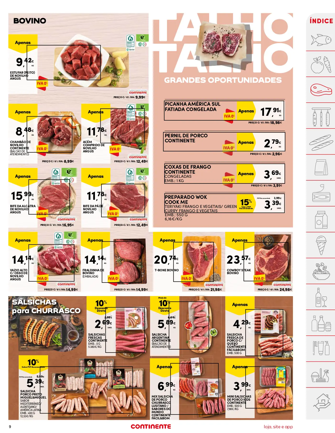 Folheto Continente desta semana (1 a 7 agosto)