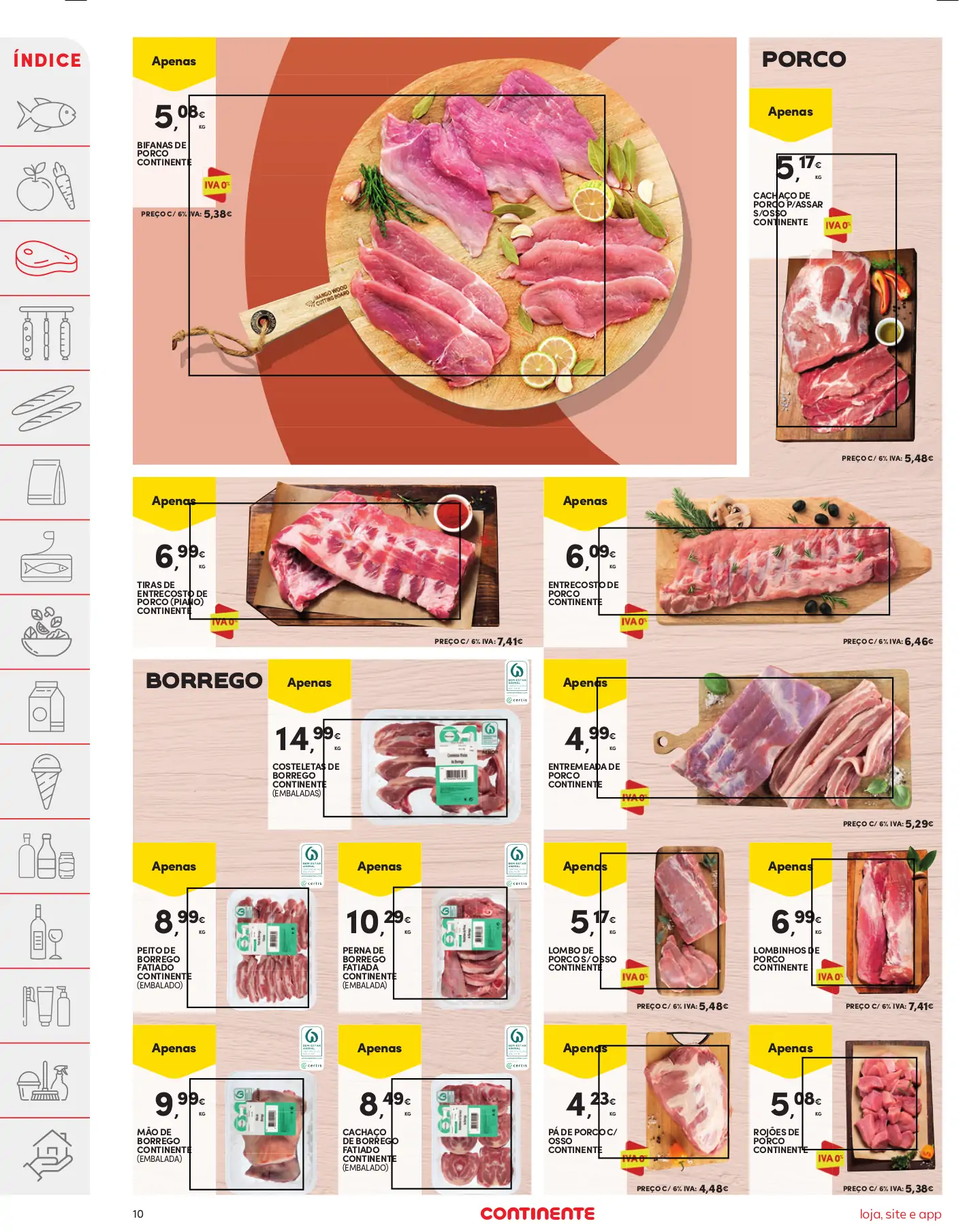Folheto Continente (8 a 14 agosto)