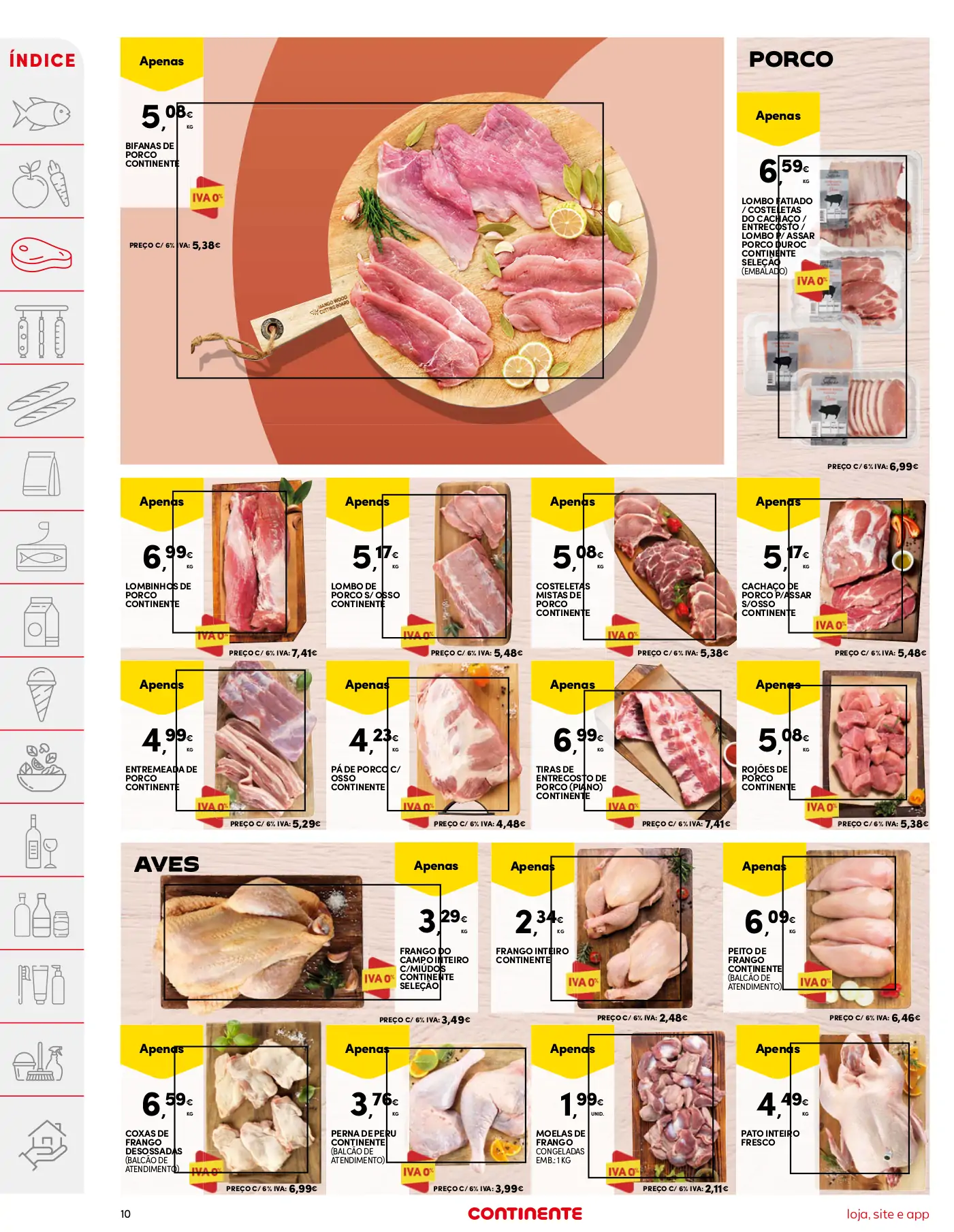 Folheto Continente (22 a 28 agosto)