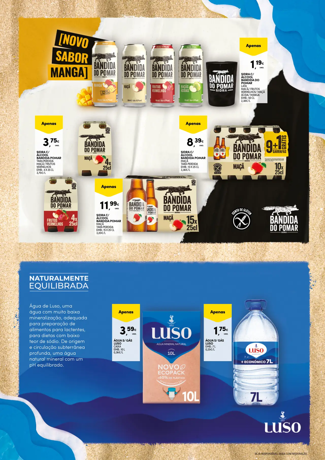 Folheto Continente especial Cervejas (1 a 13 agosto)