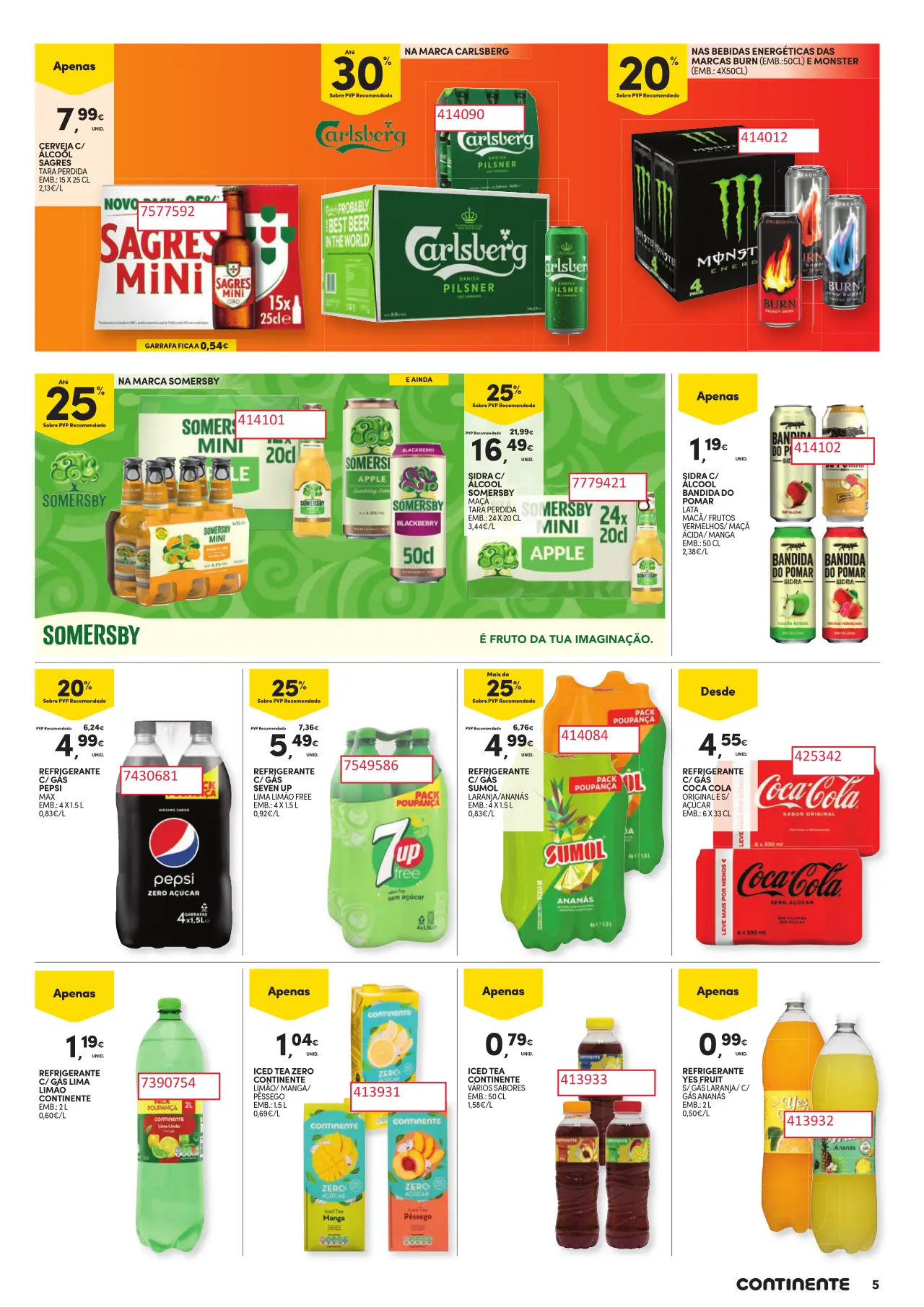 Folheto Continente especial &ldquo;Para Tudo&rdquo; de 1 a 15 agosto 2023