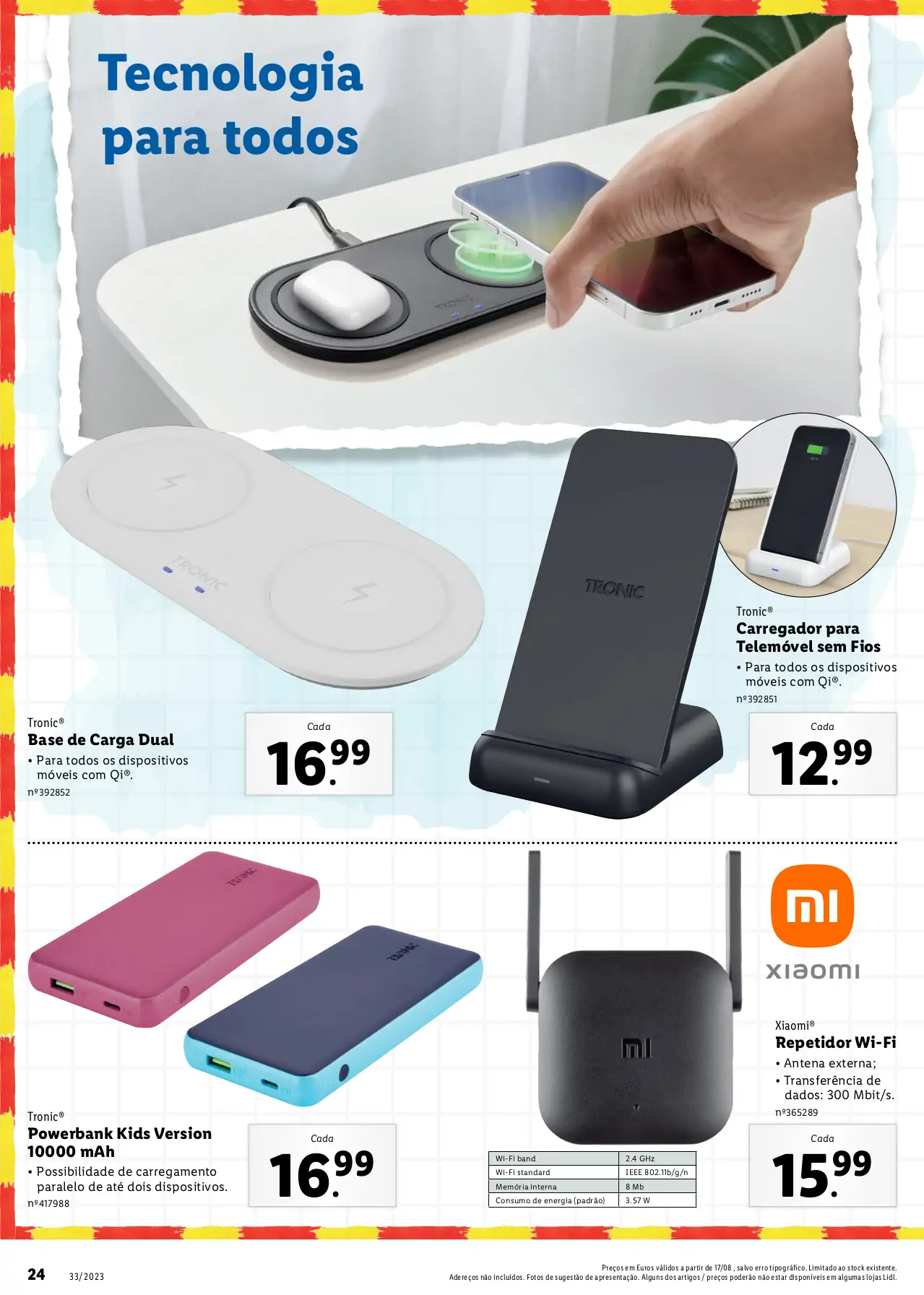 Folheto LiDL Especial Regresso &agrave;s Aulas (a partir de 17 agosto)