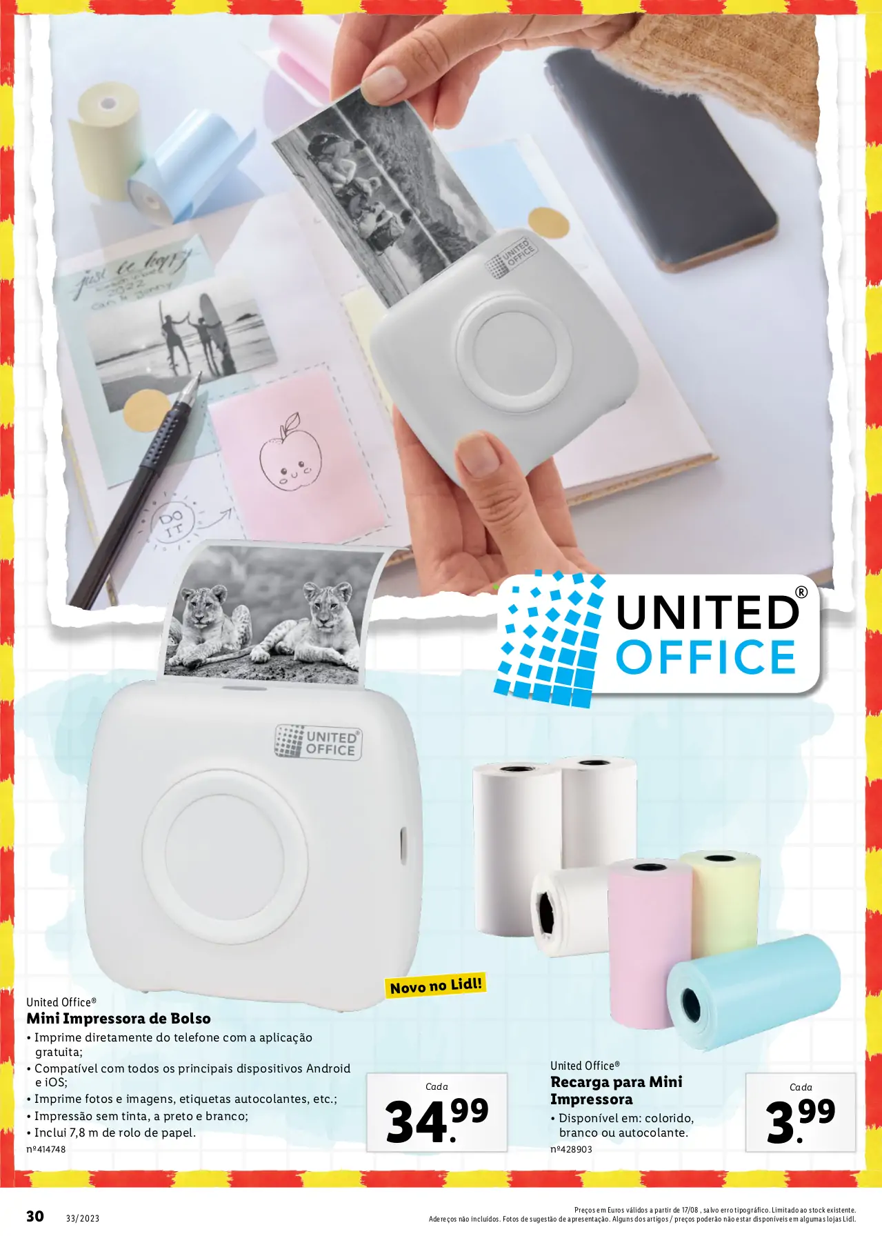 Folheto LiDL Especial Regresso &agrave;s Aulas (a partir de 17 agosto)