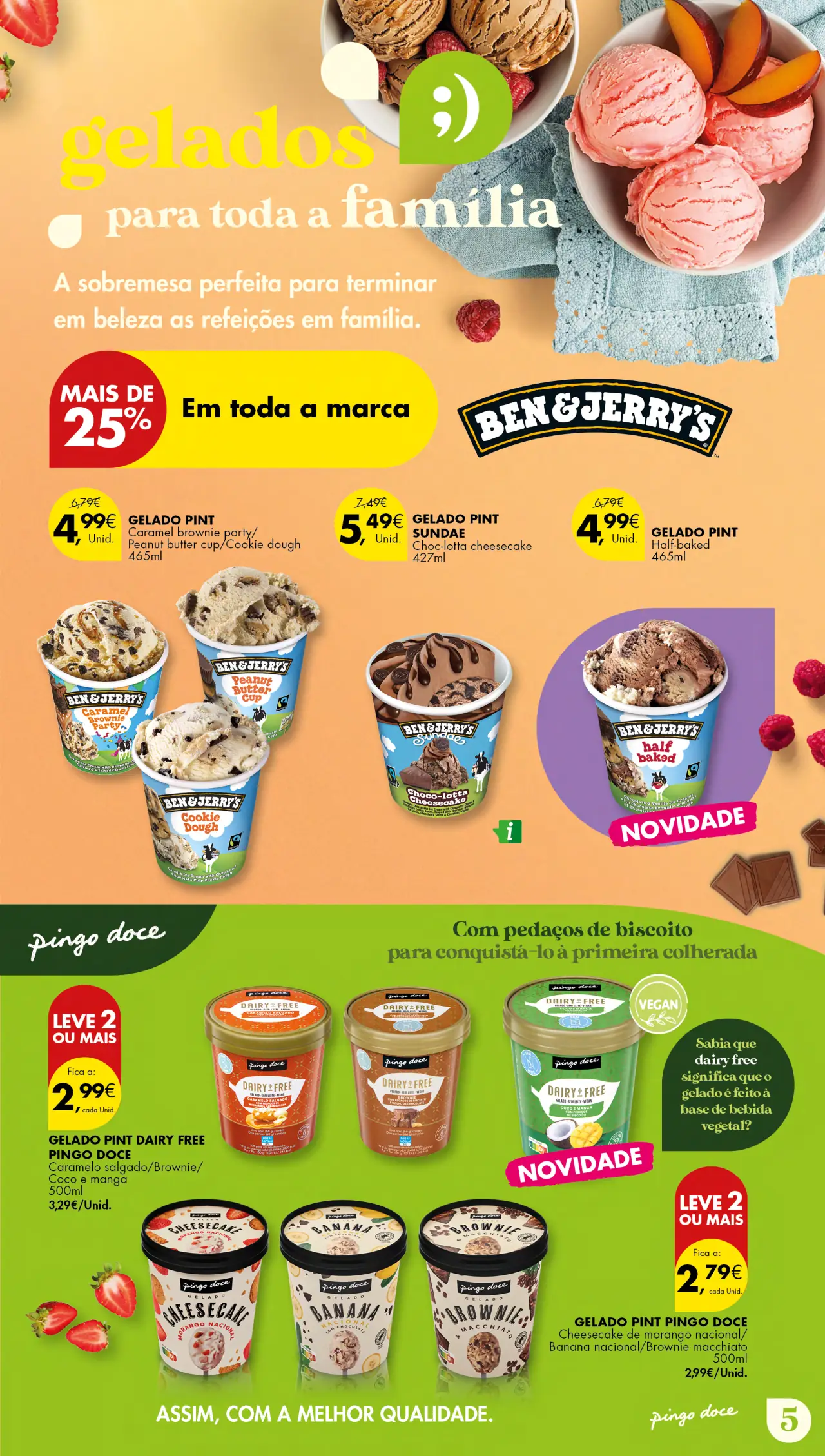 Folheto Pingo Doce Especial Gelados (1 a 21 agosto)