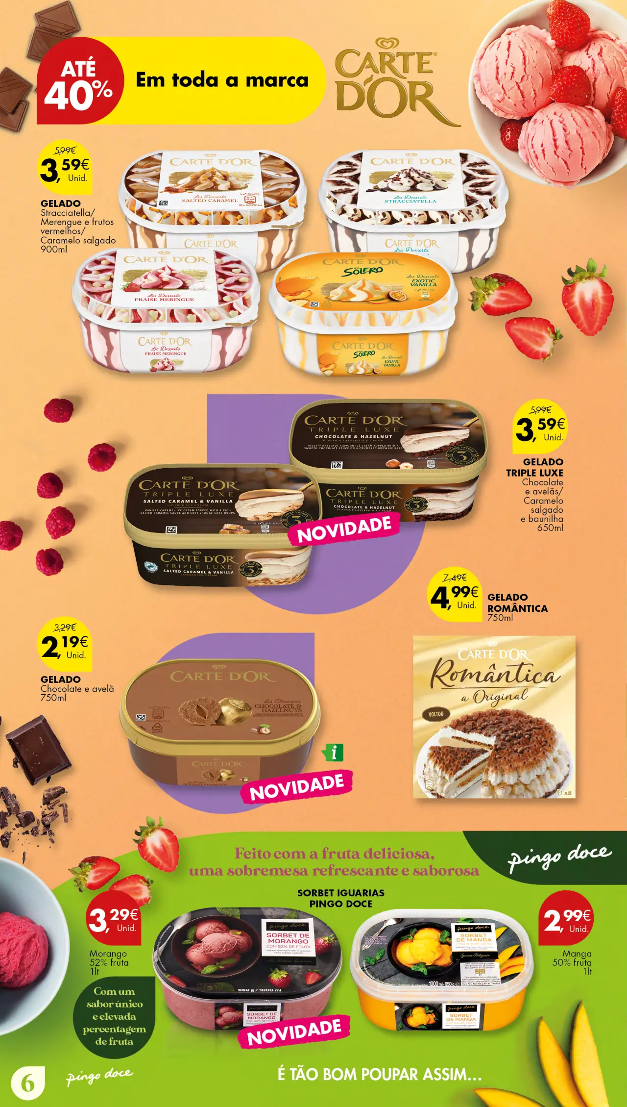 Folheto Pingo Doce Especial Gelados (1 a 21 agosto)