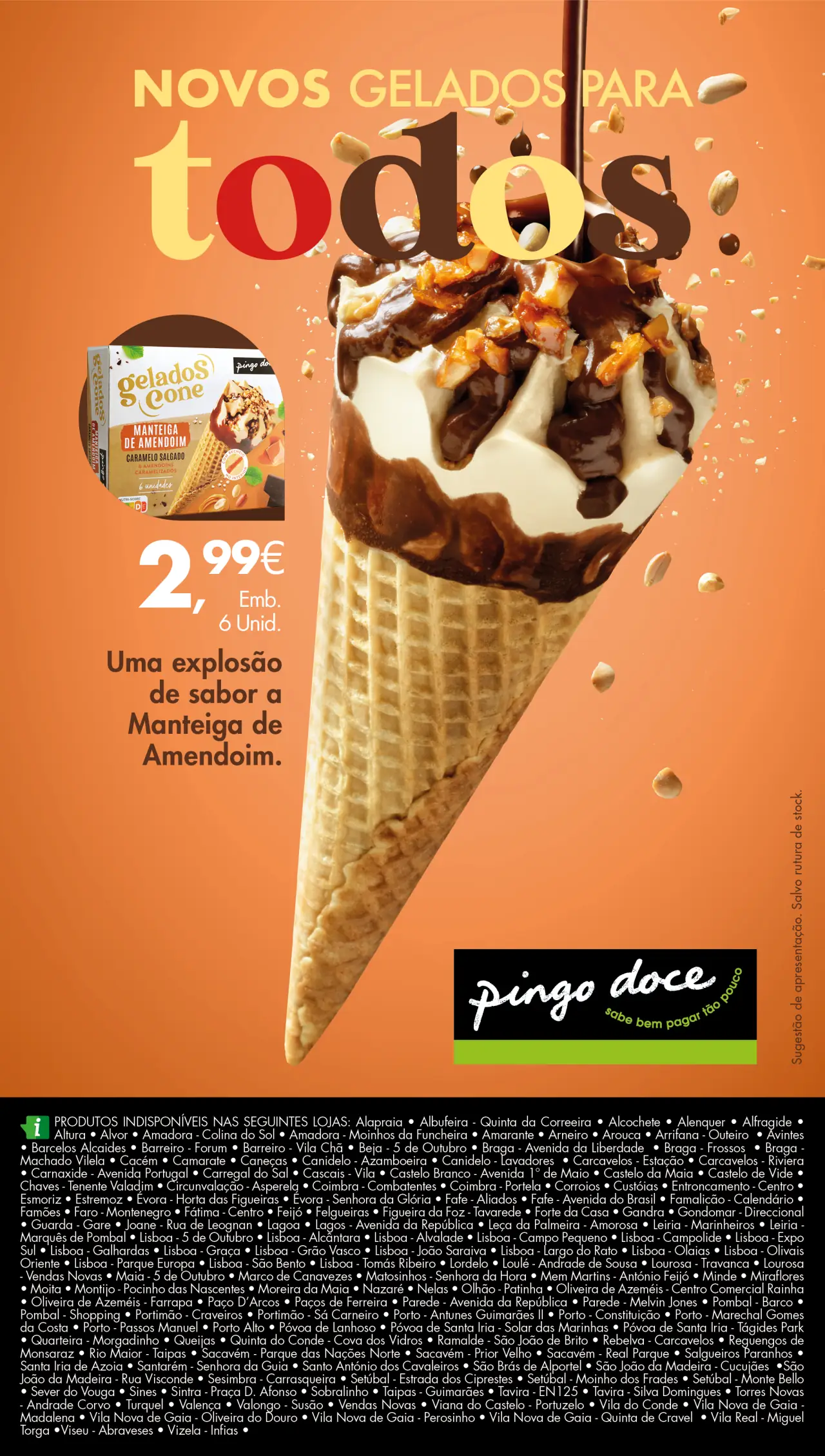Folheto Pingo Doce Especial Gelados (1 a 21 agosto)
