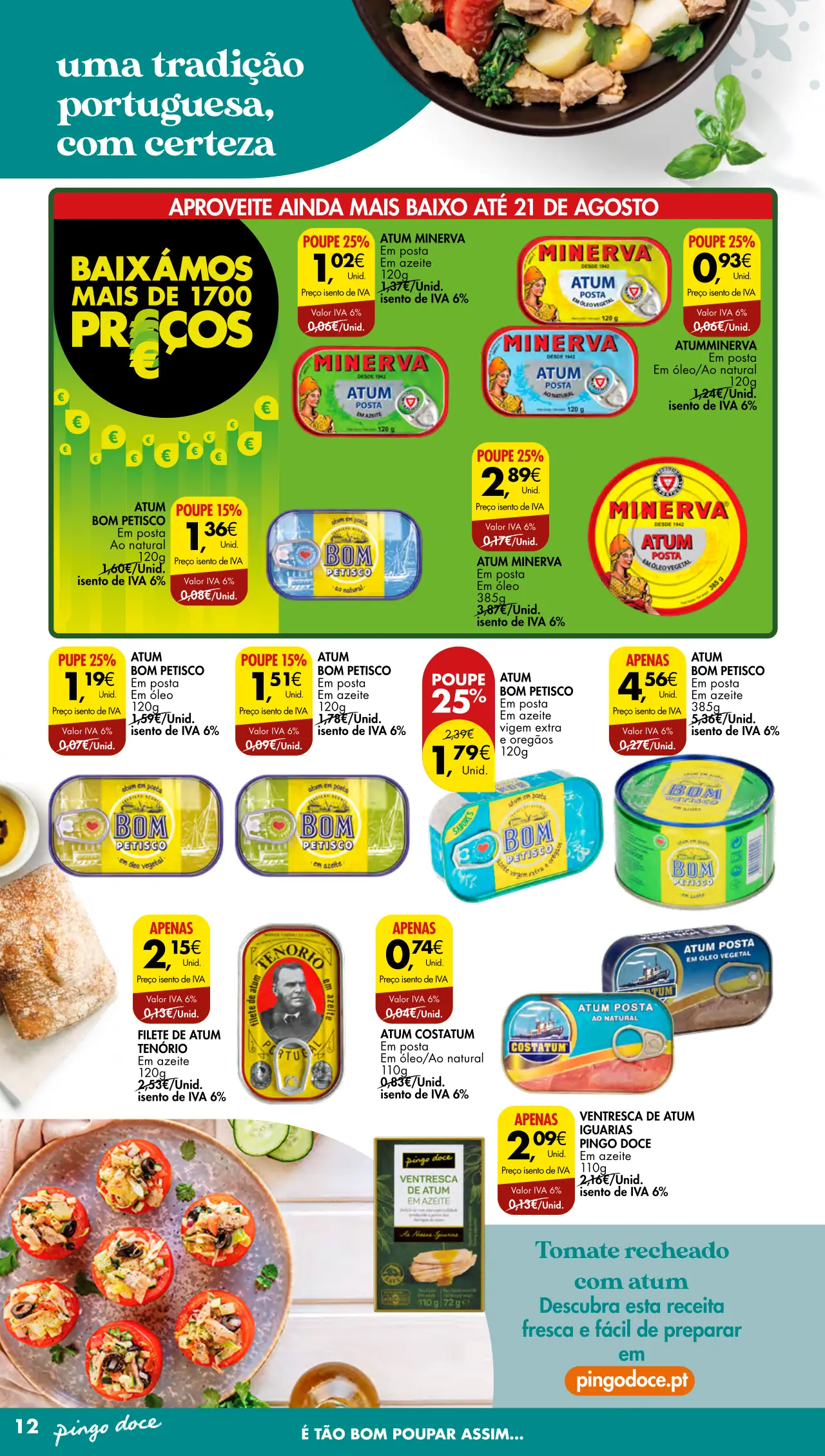 Folheto Pingo Doce Grelhados e Petiscos (8 a 21 agosto)