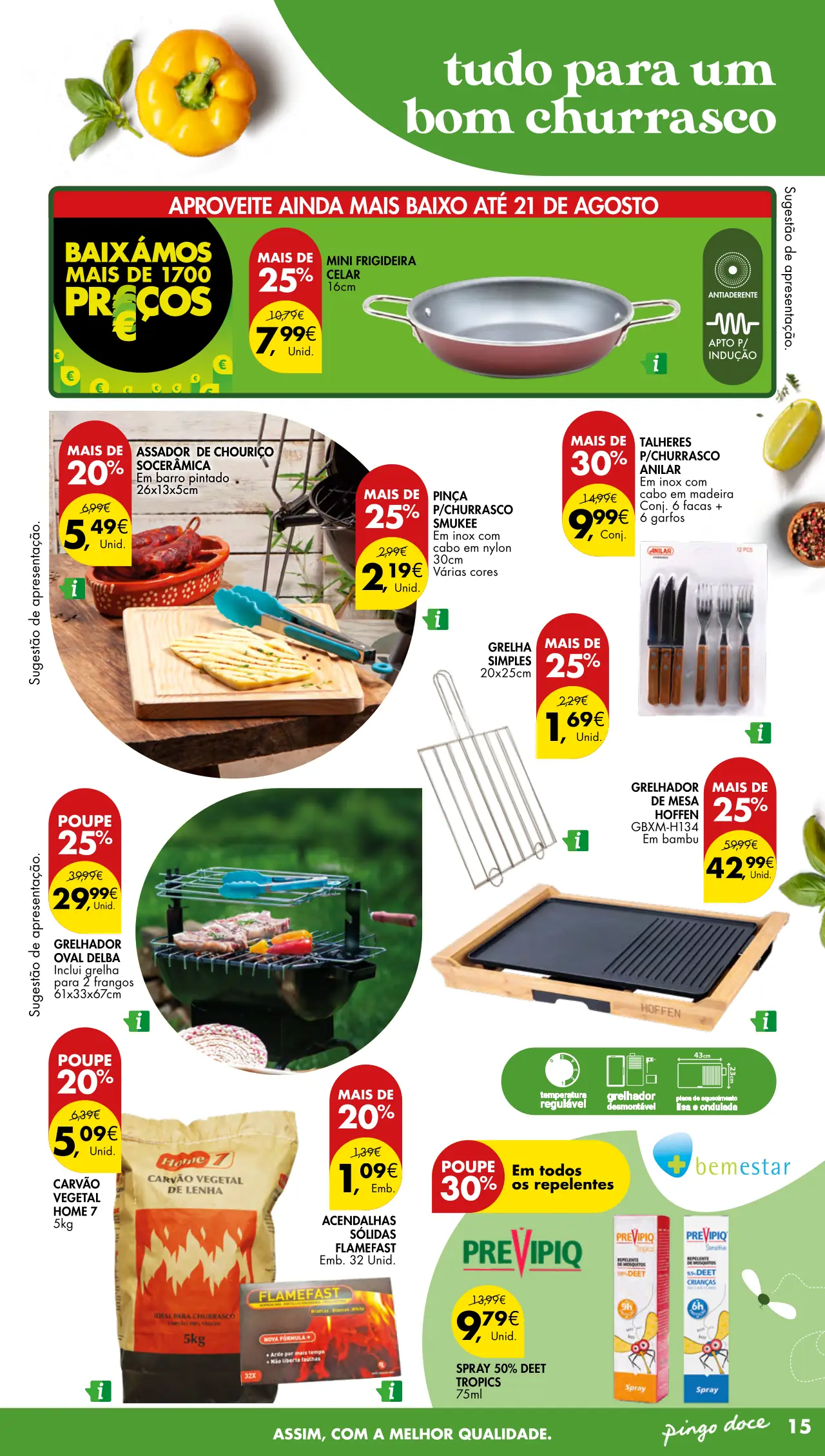 Folheto Pingo Doce Grelhados e Petiscos (8 a 21 agosto)