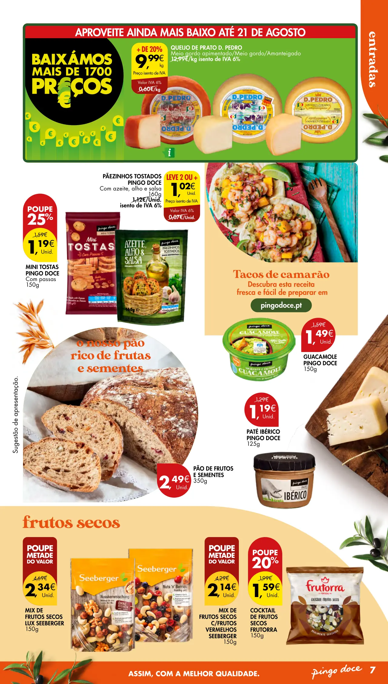 Folheto Pingo Doce Grelhados e Petiscos (8 a 21 agosto)