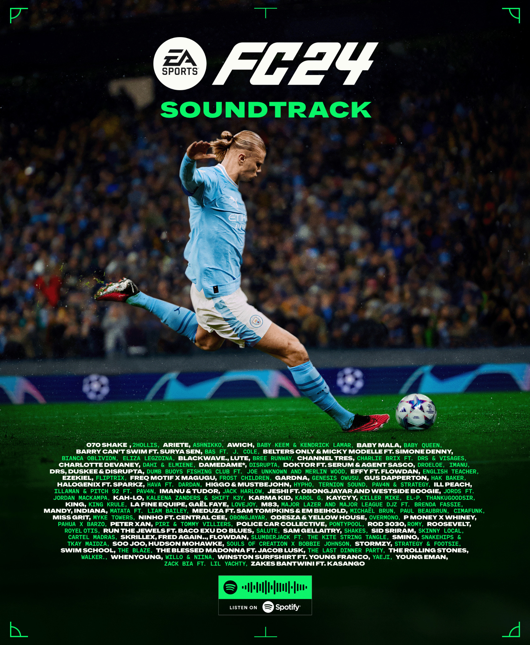 Banda Sonora de EA Sports FC 24 revelada e j&aacute; dispon&iacute;vel no Spotify