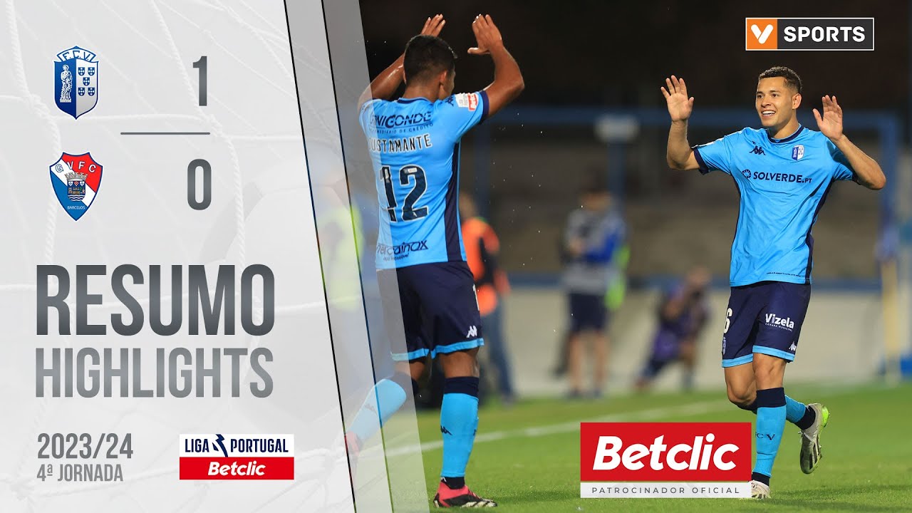Resumo: FC Vizela 1-0 Gil Vicente (Liga 23/24 #4)