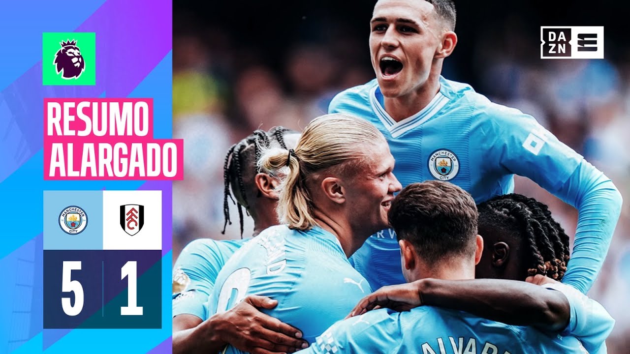 Resumo Alargado | Manchester City 5-1 Fulham | Premier League 23/24