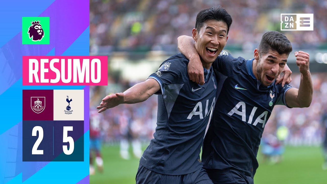 Resumo | Burnley 2-5 Tottenham | Premier League 23/24
