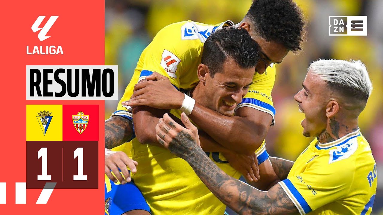 Resumo | C&aacute;diz 1-1 Almer&iacute;a | LaLiga 23/24