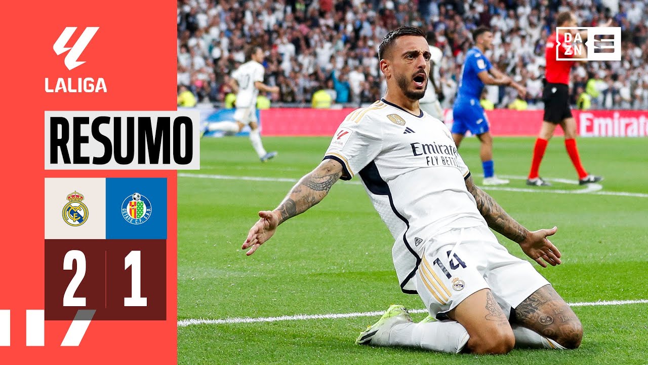 Resumo | Real Madrid 2-1 Getafe | LaLiga 23/24