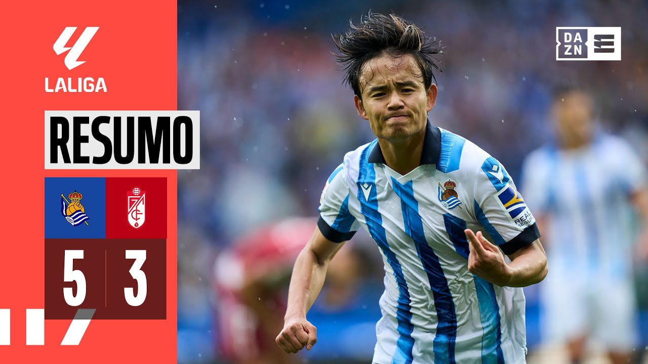 Resumo | Real Sociedad 5-3 Granada | LaLiga 23/24