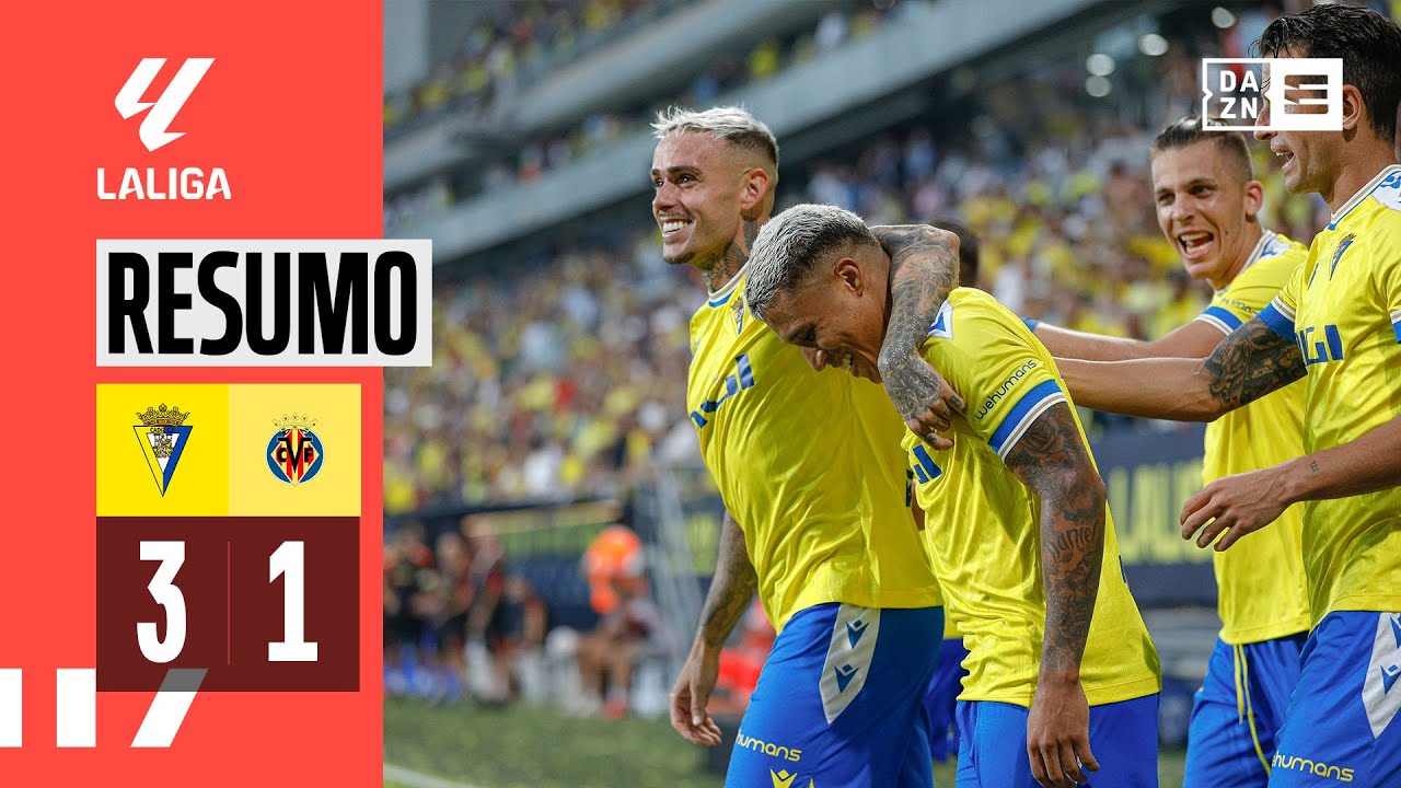 Resumo | C&aacute;diz 3-1 Villarreal | LaLiga 23/24