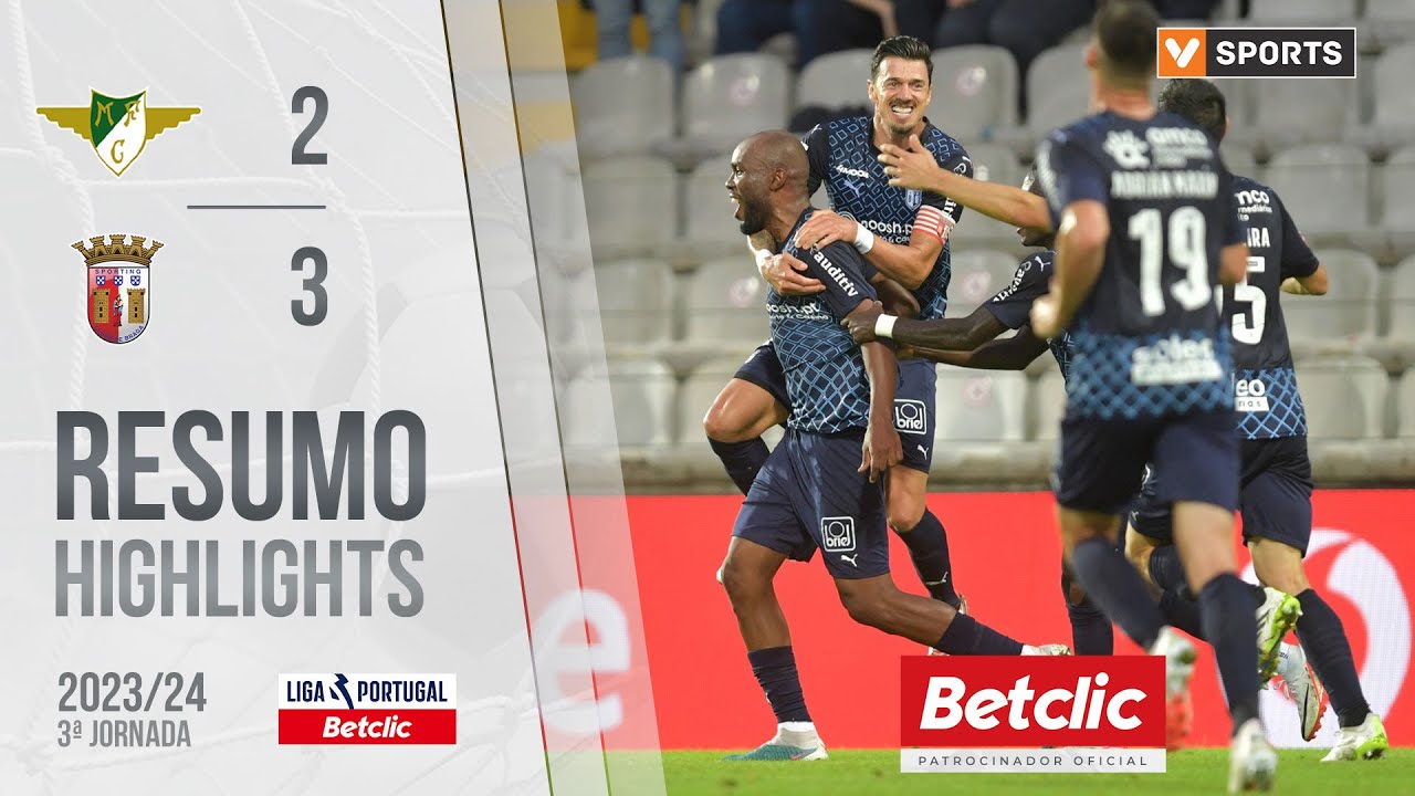 Resumo: Moreirense 2-3 SC Braga (Liga 23/24 #3)
