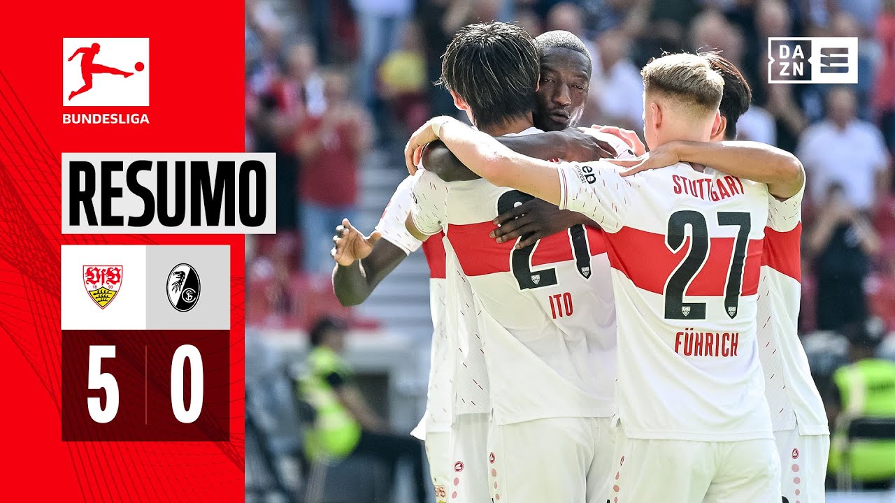 Resumo | Stuttgart 5-0 Freiburg | Bundesliga 23/24