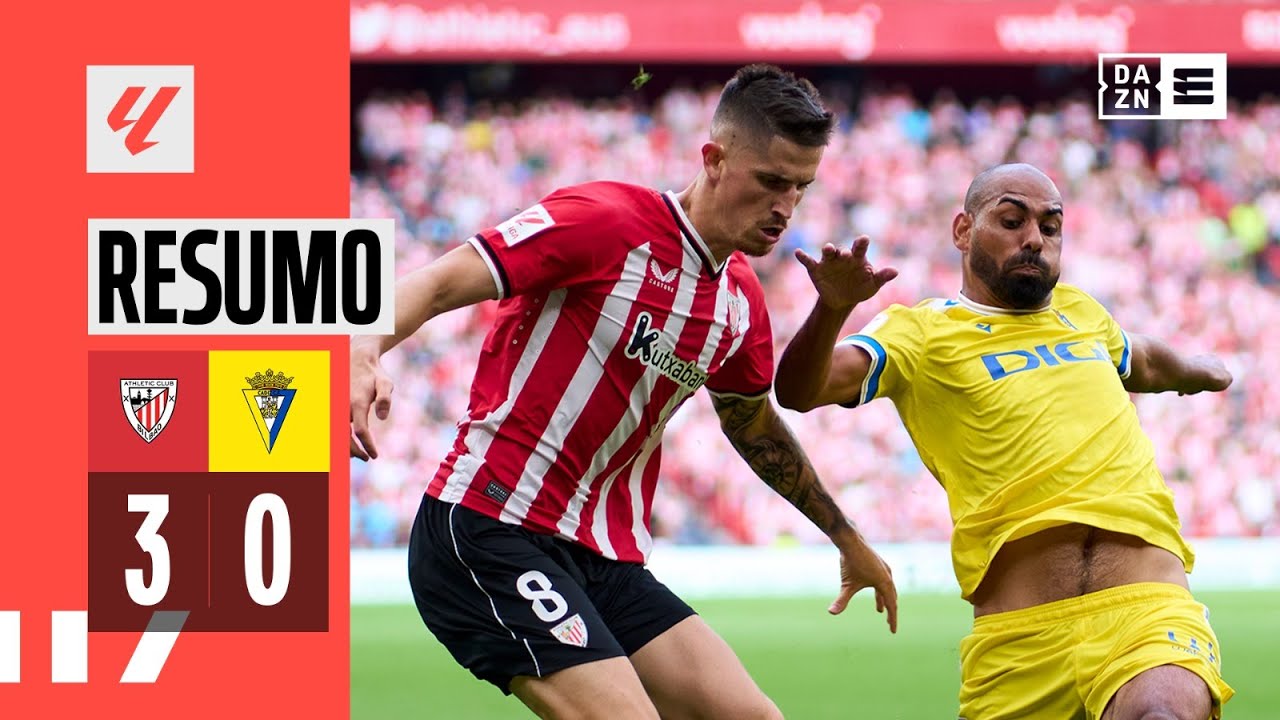 Resumo | Athletic 3-0 C&aacute;diz | LaLiga 23/24
