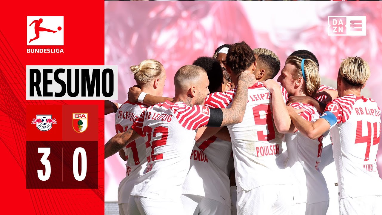 Resumo | Leipzig 3-0 Augsburg | Bundesliga 23/24