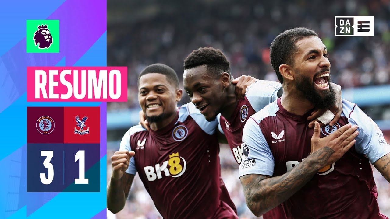 Resumo | Aston Villa 3-1 Crystal Palace | Premier League 23/24
