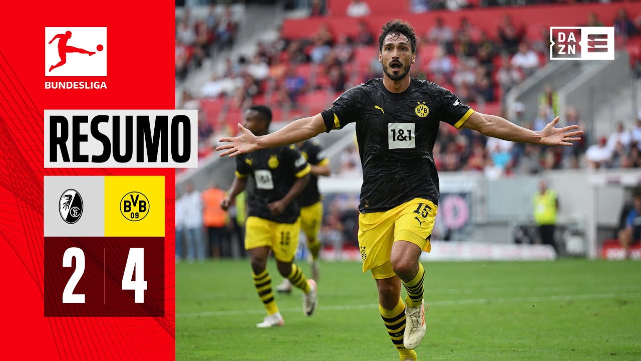 Resumo | Freiburg 2-4 Dortmund | Bundesliga 23/24