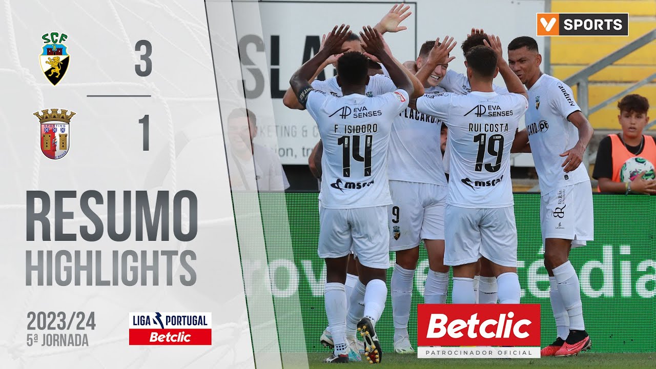 Resumo: SC Farense 3-1 SC Braga (Liga 23/24 #5)