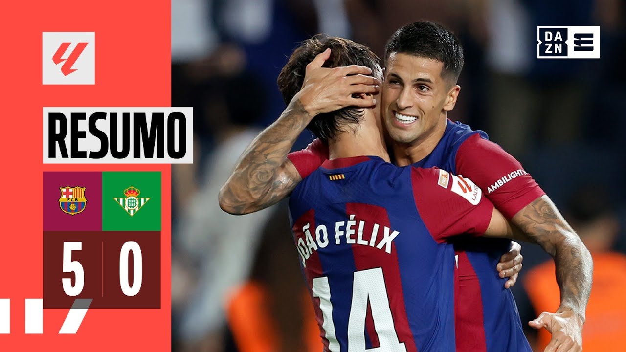 Resumo | Barcelona 5-0 Betis | LaLiga 23/24