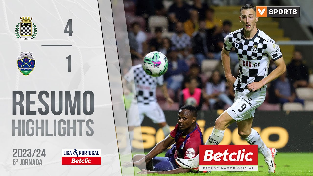 Resumo: Boavista 4-1 Desp. Chaves (Liga 23/24 #5)